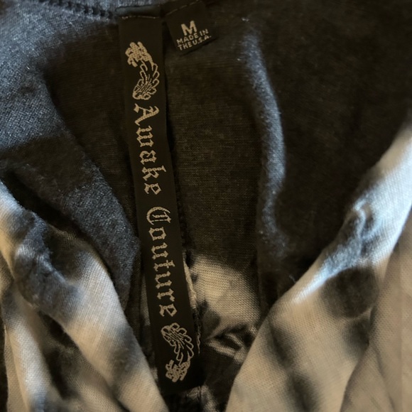 🎅🏻 UNIQUE AWAKE COUTURE LOS ANGELES TIE-DYED COVERUP DRESS NWT MED. - Picture 8 of 12